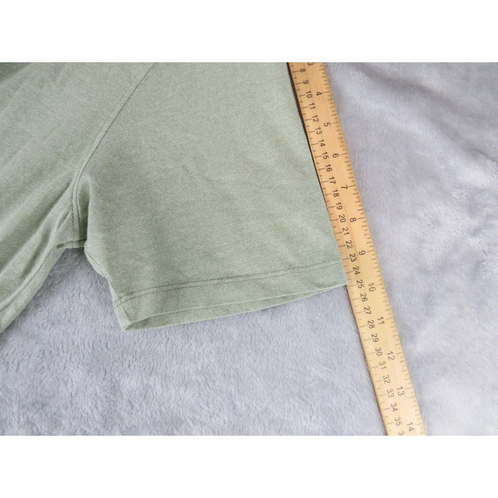 Volcom Polo Shirt Mens Medium Green Short Sleeve Casual Classic Skate Surf Logo - Picture 7 of 8